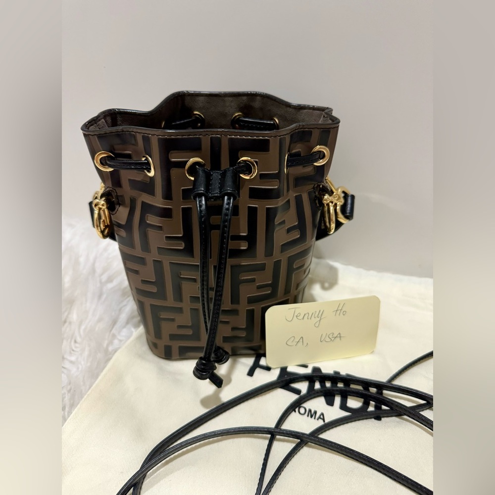 *SOLD* Fendi Mon Tresor mini Bucket Bag